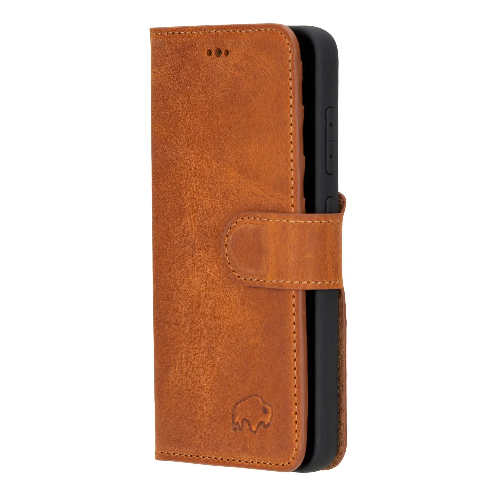 Carter Samsung Galaxy S24 Wallet Case, Golden Brown