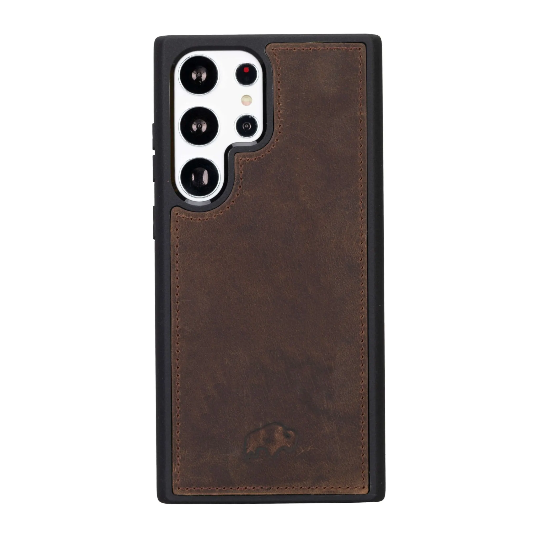 Carter Samsung Galaxy S25 Ultra Wallet Case, Distressed Coffee