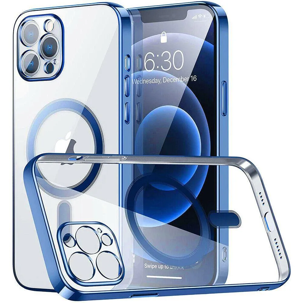 Case For Apple Iphone 14 Pro, Max, Shockproof Magnetic Silicone Cover