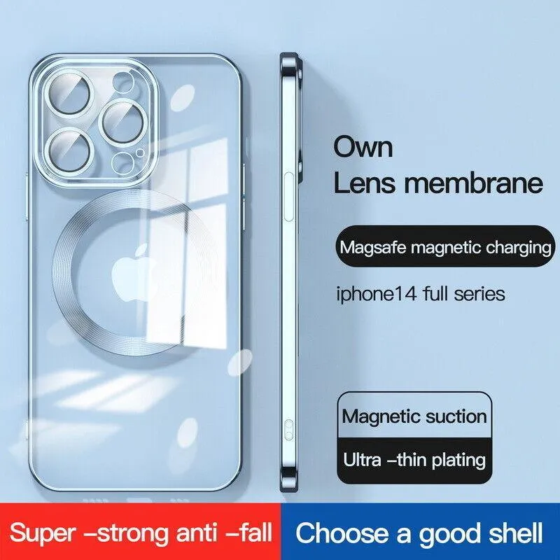 Case For Apple Iphone 14 Pro, Max, Shockproof Magnetic Silicone Cover