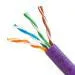 CAT 6 SOLID COPPER Purple 1000' BOX