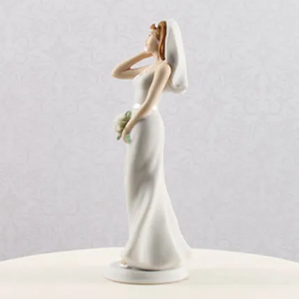 Cell Phone Fanatic Bride Figurine