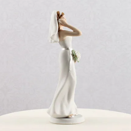 Cell Phone Fanatic Bride Figurine