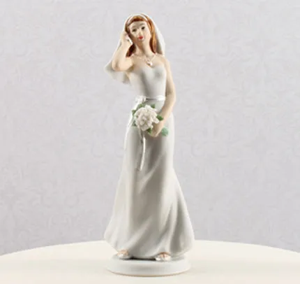 Cell Phone Fanatic Bride Figurine