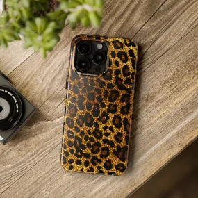 Cheetah Print design Tough Phone Case compatible with a large variety of iPhone models, Birthday Gift, Phone Case