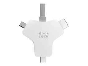 Cisco Multi-Head - Video / Audio / Data Cable - Hdmi Male To Hdmi, Mini Displayport, 24 Pin Usb-C Male - 9 M - For Webex