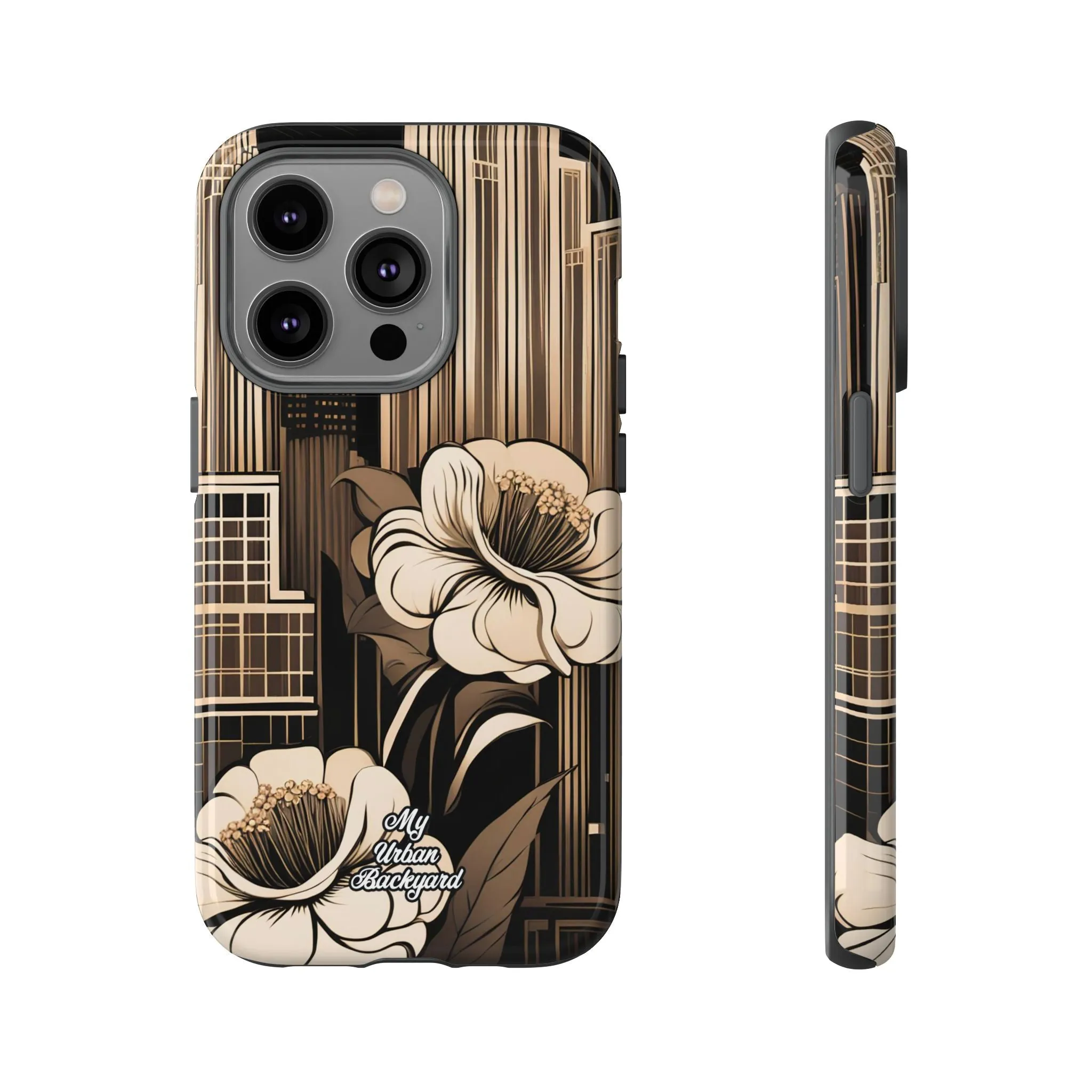 City Flowers, Cell Phone Case - Apple iPhone, Samsung Galaxy or Google Pixel