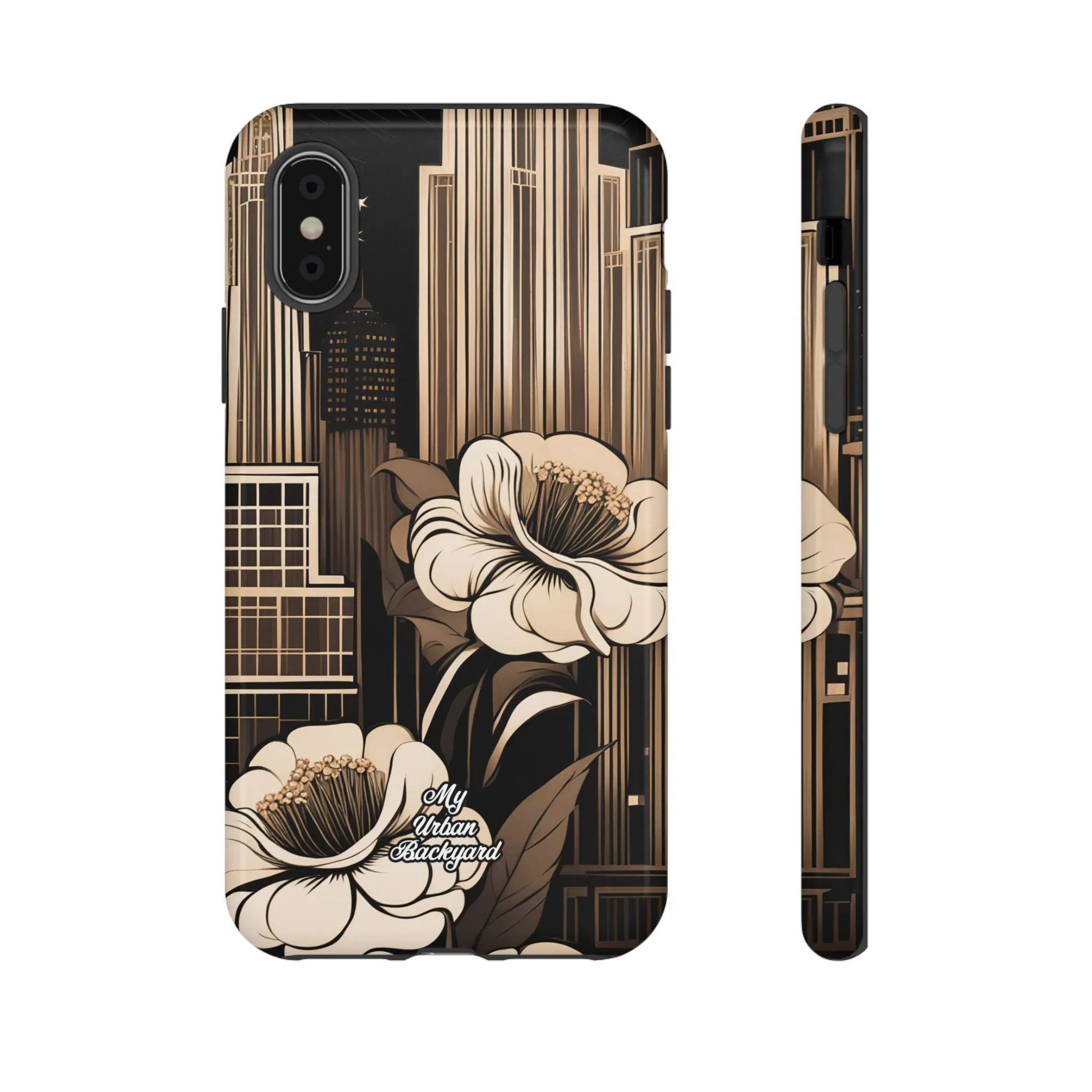 City Flowers, Cell Phone Case - Apple iPhone, Samsung Galaxy or Google Pixel