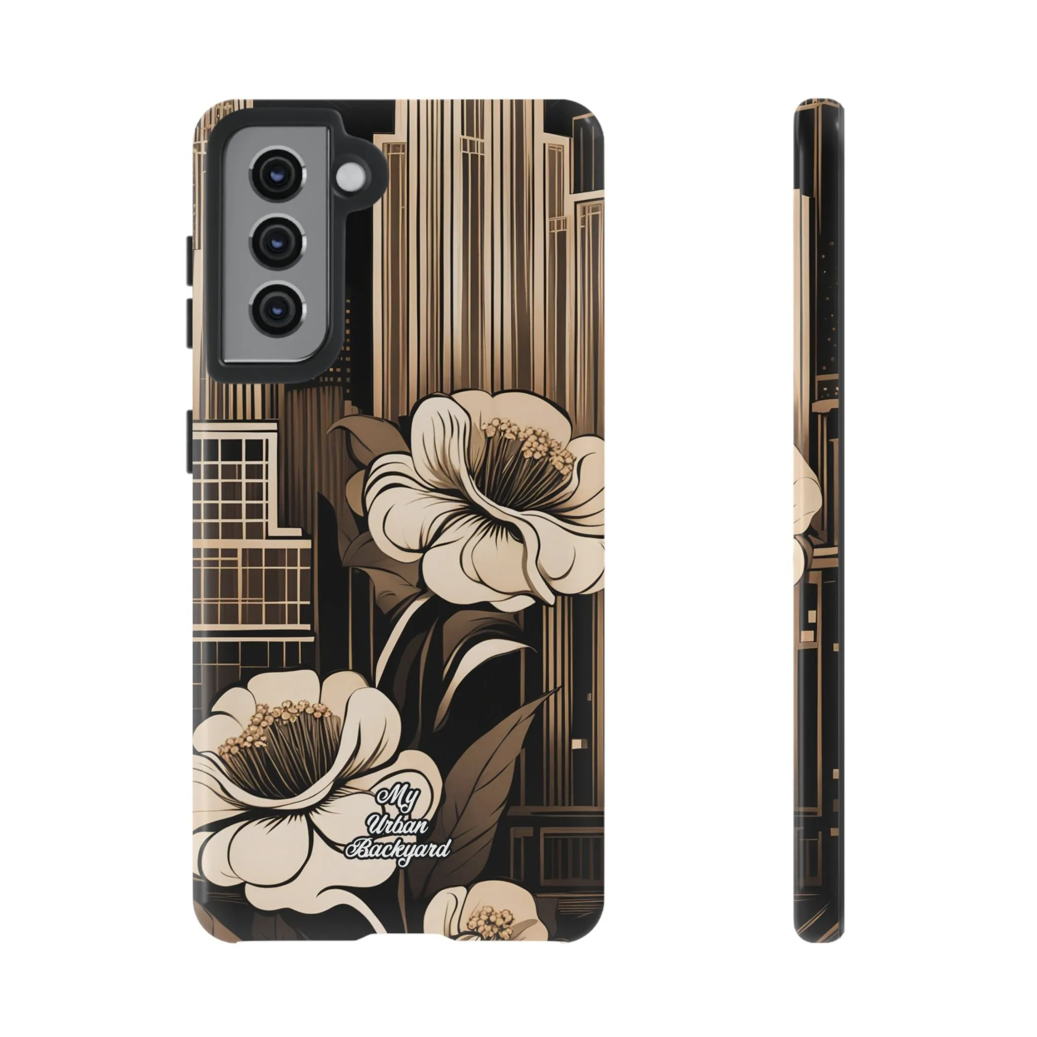 City Flowers, Cell Phone Case - Apple iPhone, Samsung Galaxy or Google Pixel