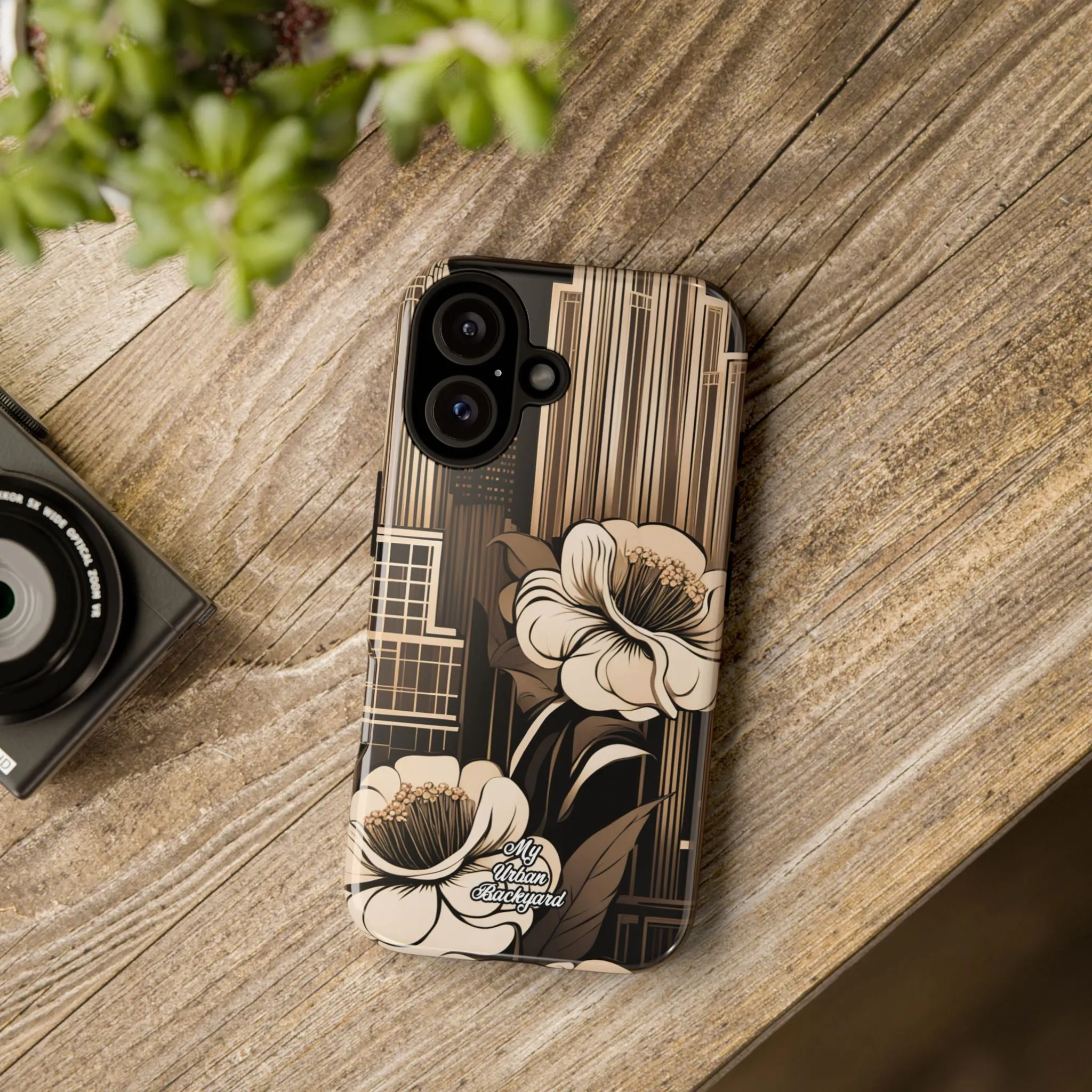 City Flowers, Cell Phone Case - Apple iPhone, Samsung Galaxy or Google Pixel