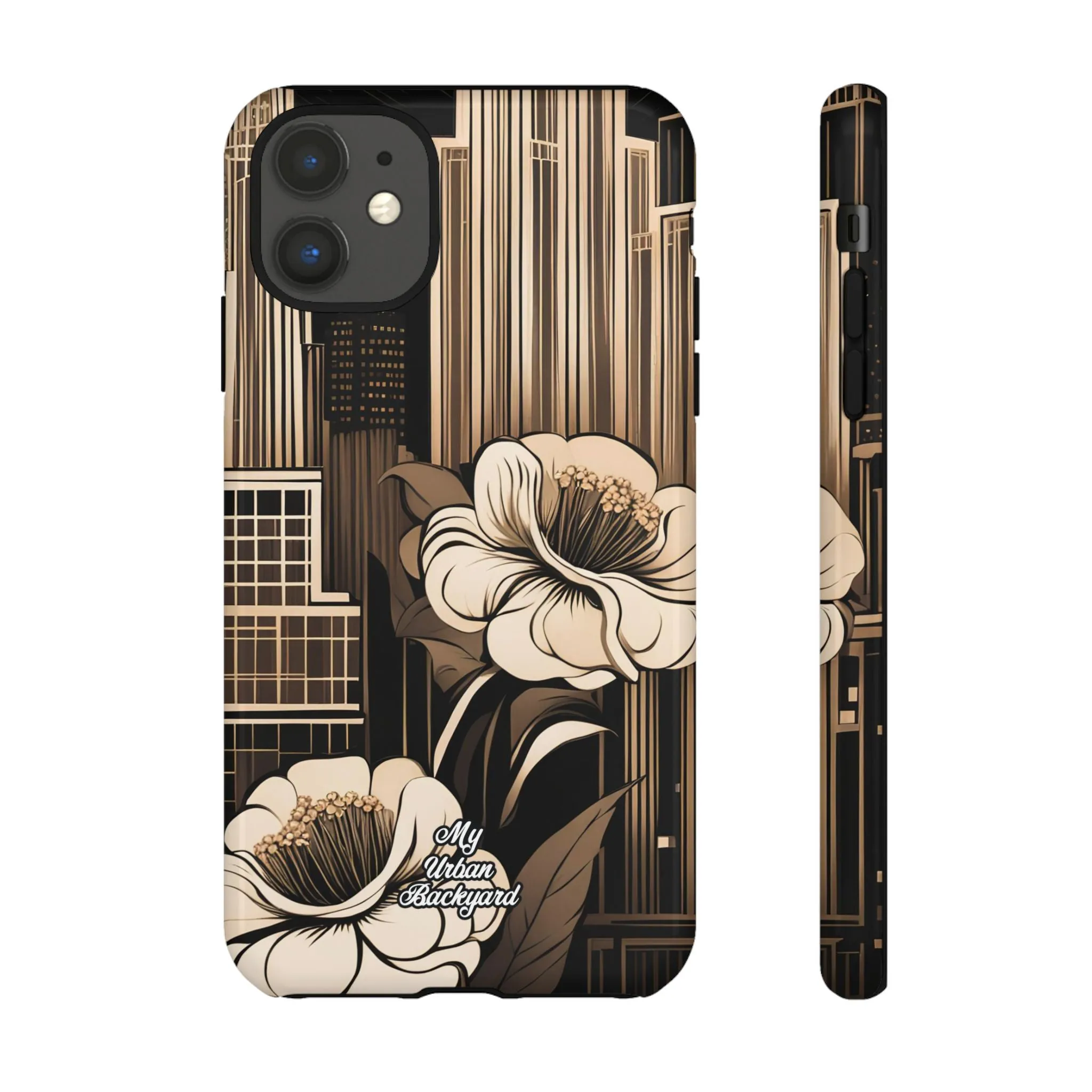 City Flowers, Cell Phone Case - Apple iPhone, Samsung Galaxy or Google Pixel