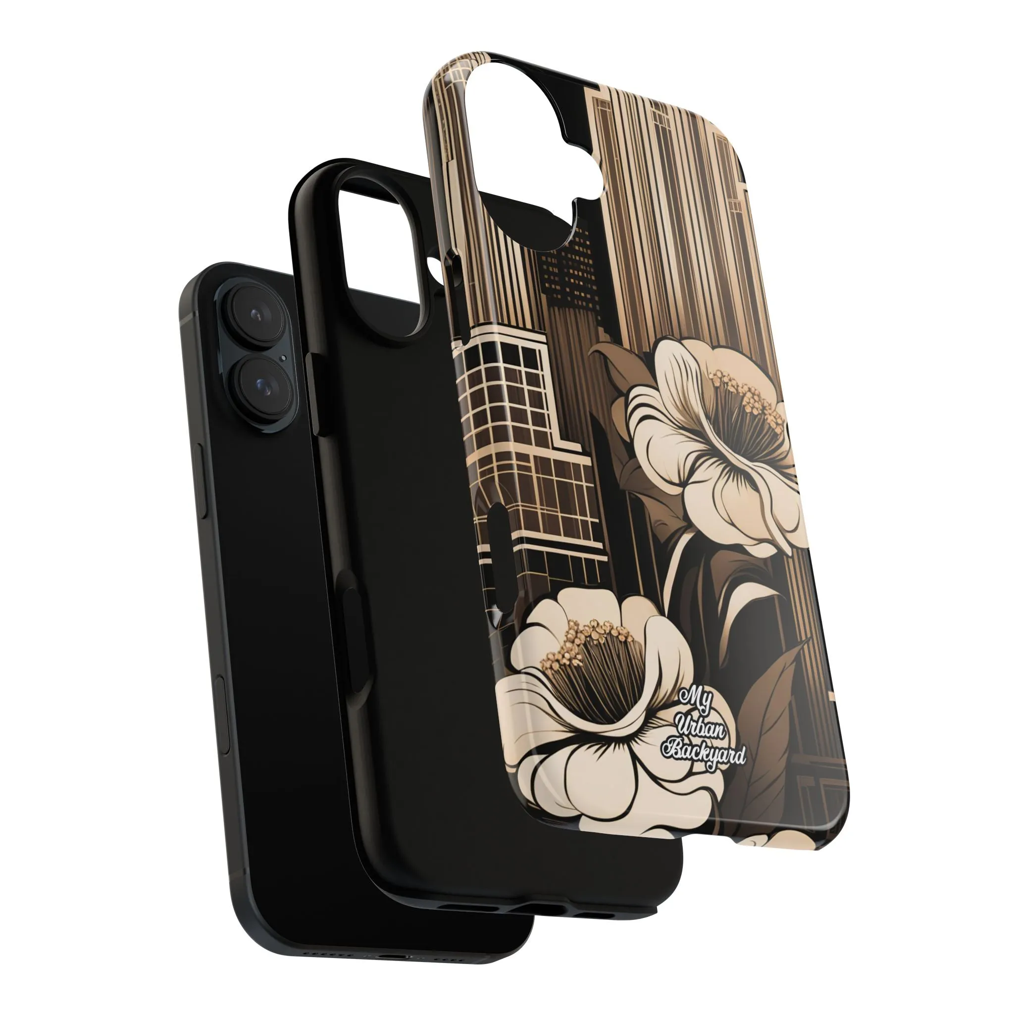 City Flowers, Cell Phone Case - Apple iPhone, Samsung Galaxy or Google Pixel