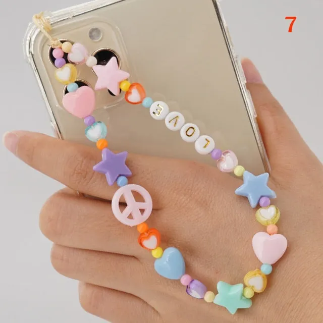 Colorful Starfish Phone Case Strap