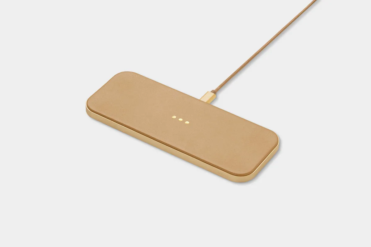 Courant Catch 2 Wireless Leather Charger in Cortado