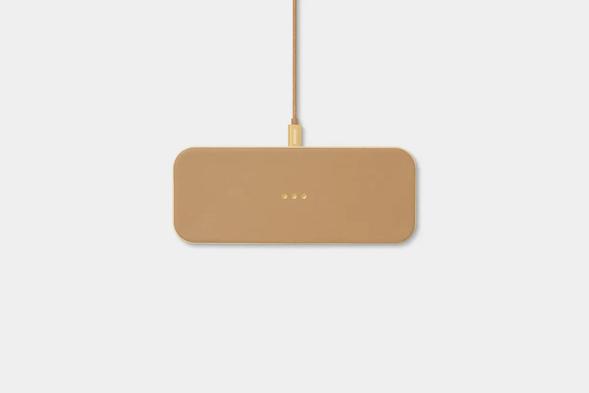 Courant Catch 2 Wireless Leather Charger in Cortado