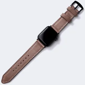 Custom Made Apple Watch Strap - Dark Beige