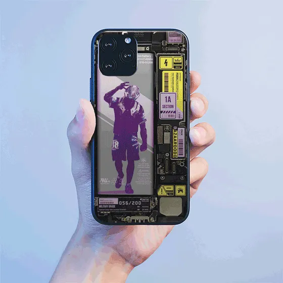 Cyborg Squad Industrial LED Case for iPhone