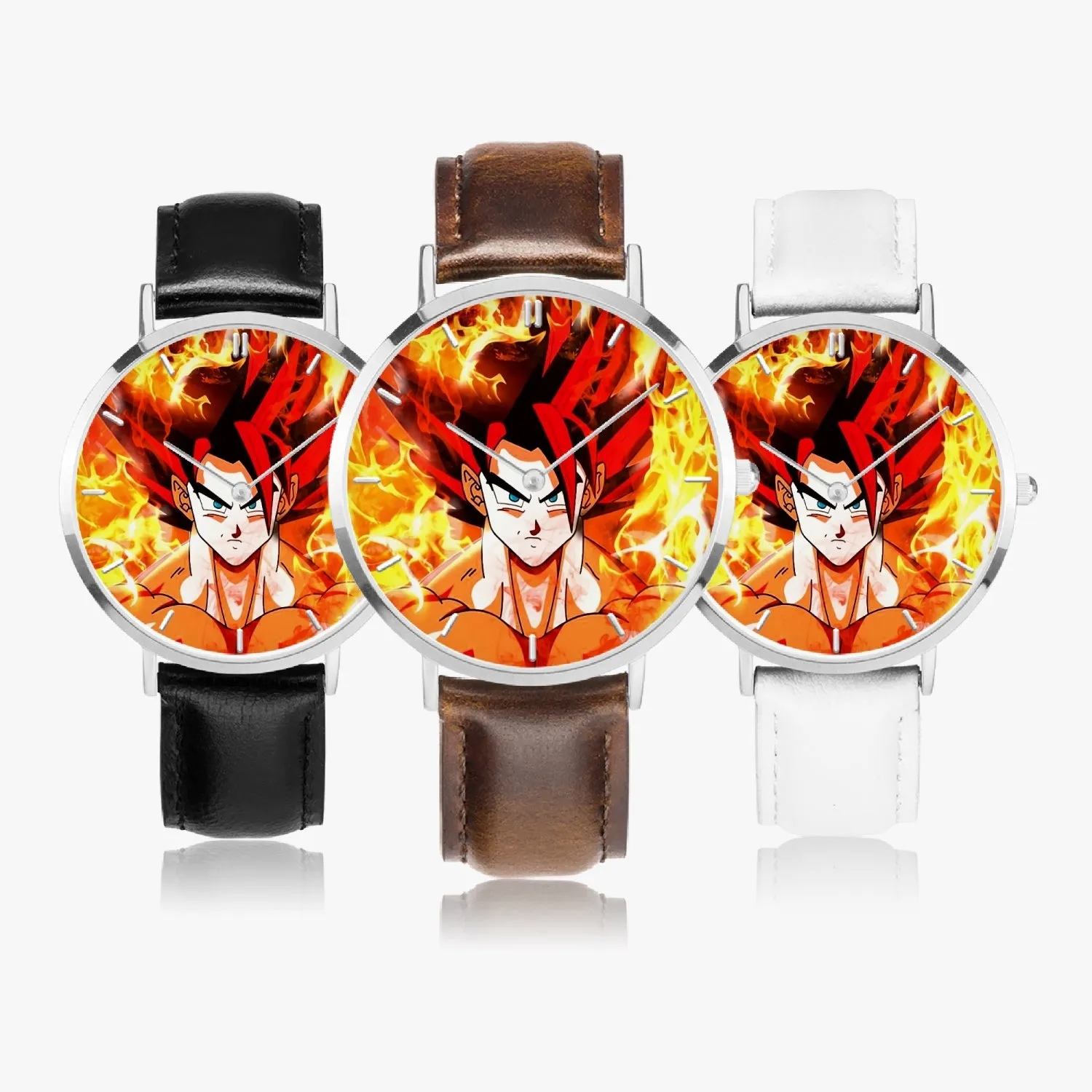 DBZ-Store Fire Goku Super Saiyan Rose Flaming Watch