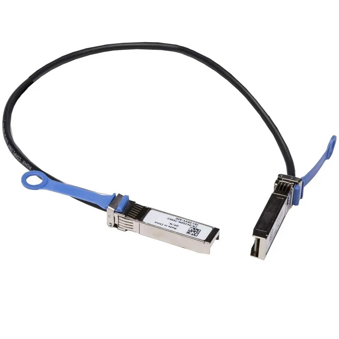 Dell 0.5M (1.7ft) 10GbE SFP  to SFP  Data Cable | C6Y7M