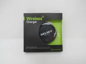 Delsey Paris Wireless Charger Black/White Wireless Charging Pad -- New