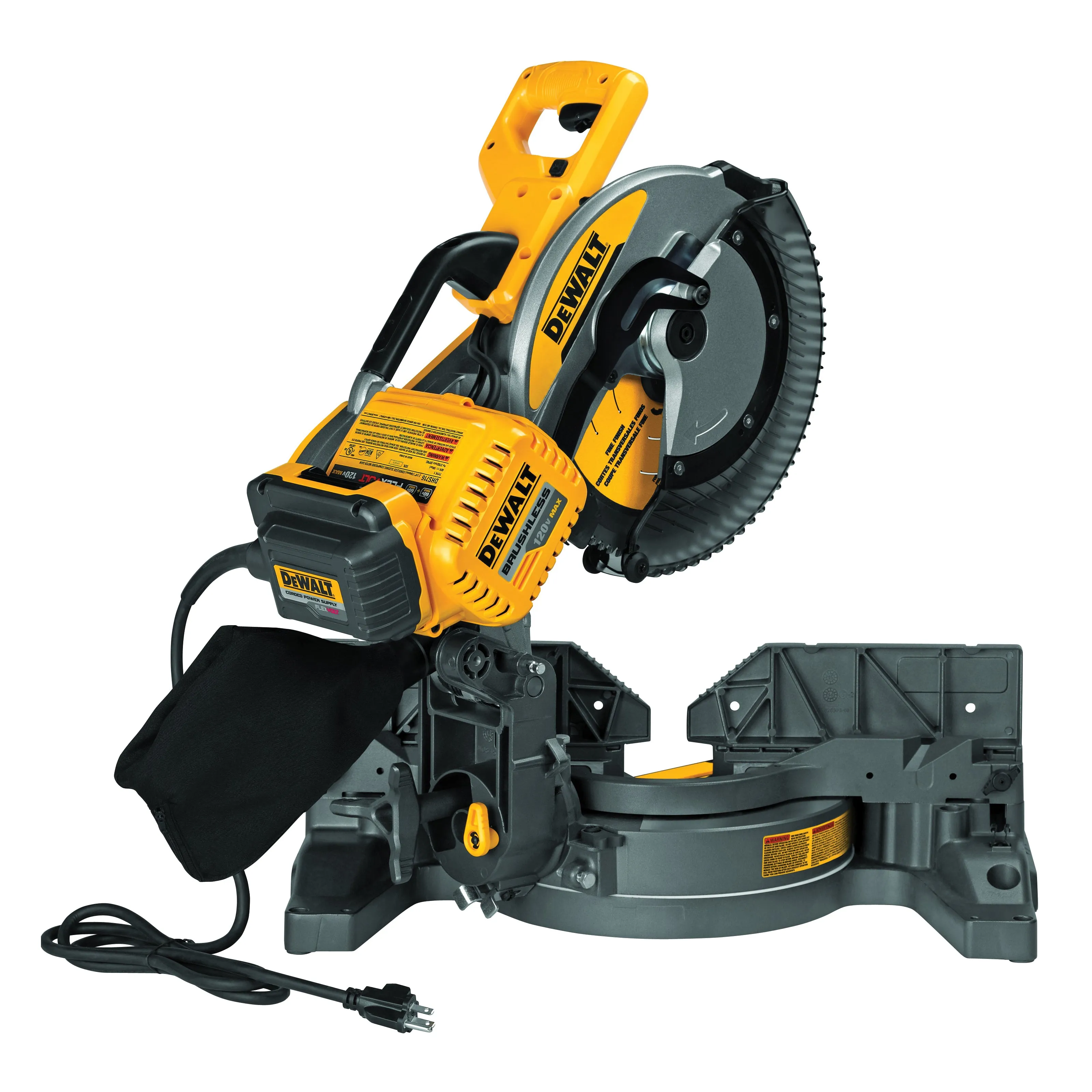 DeWALT DHS716AB FLEXVOLT 60V Max 12" Double-Bevel Compound Miter Saw (Bare Tool)