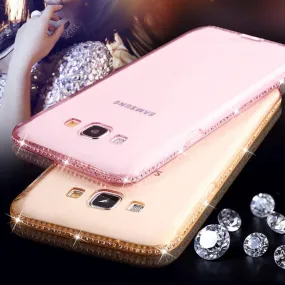 Diamond Soft Back Cover for Samsung/iPhone