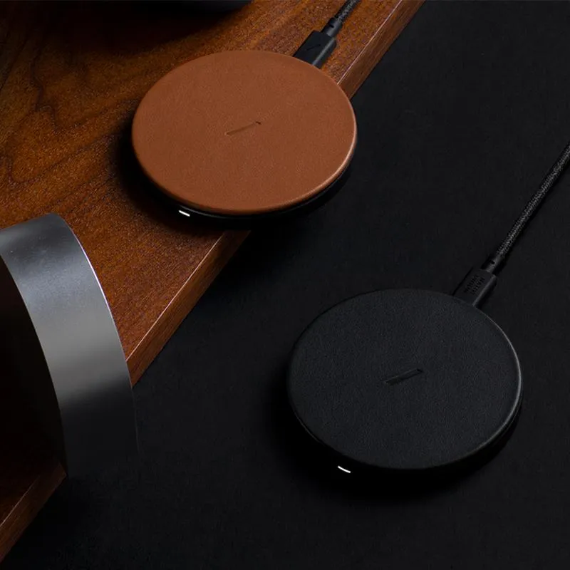 Drop Wireless Charger Leather (Tan)