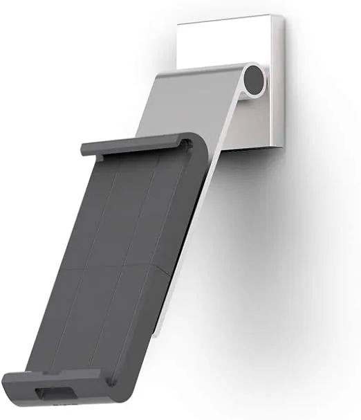 Durable 893523 Tablet Holder Wall/Cabinet Mount, Silver/Charcoal, 7-13 Inches