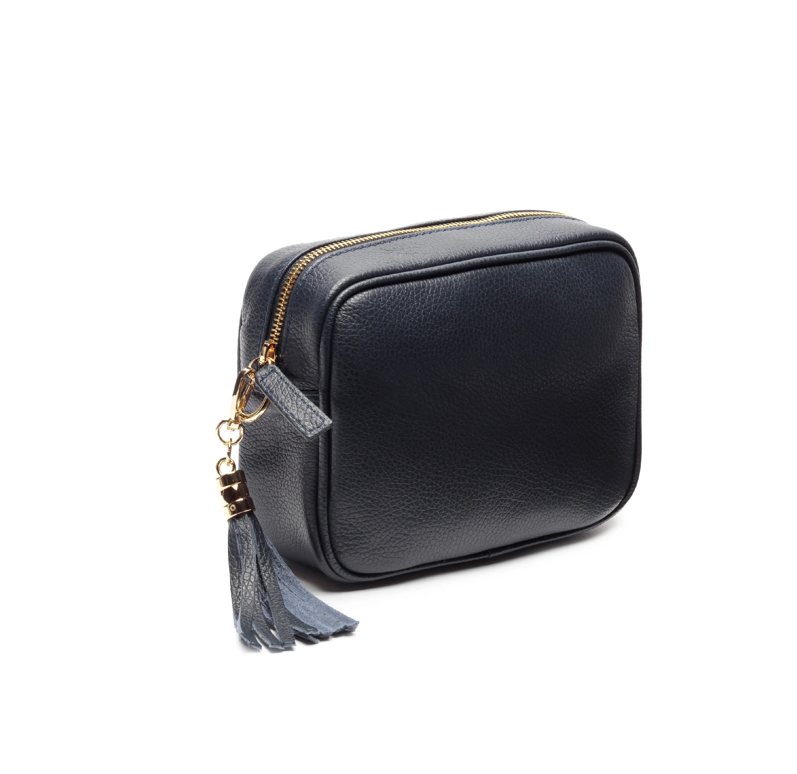 Elie Beaumont Navy Mini Crossbody Bag