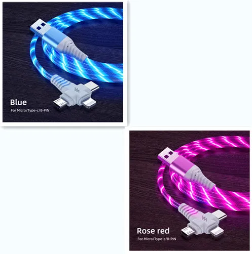 Fast charging cable aluminum alloy streamer data cable