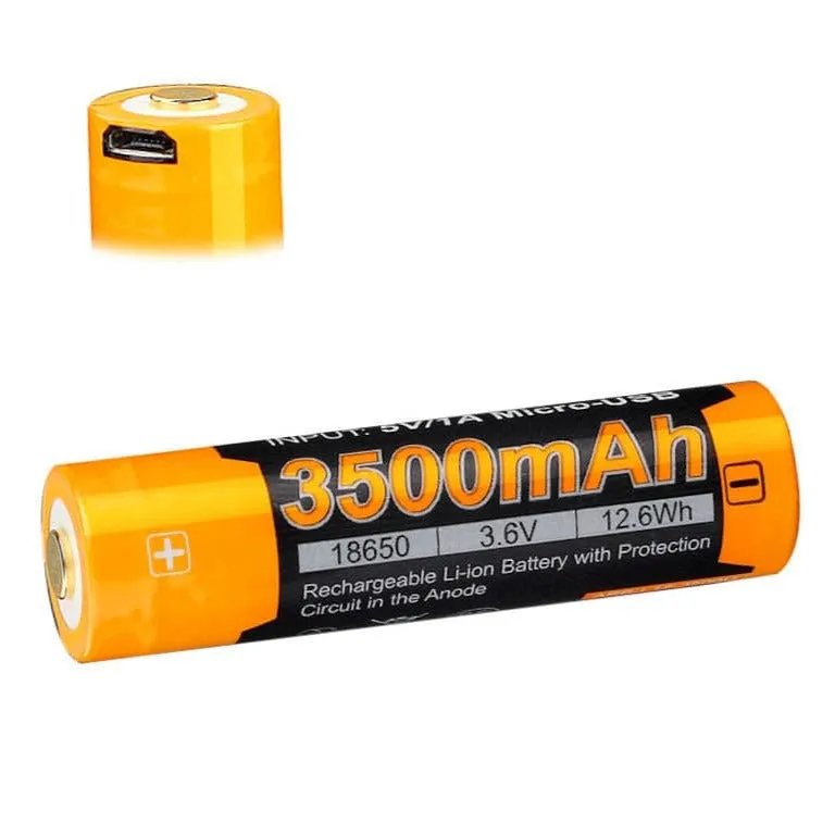 Fenix 18650 3500mAh USB Li-ion Battery | ARB-L18-3500U