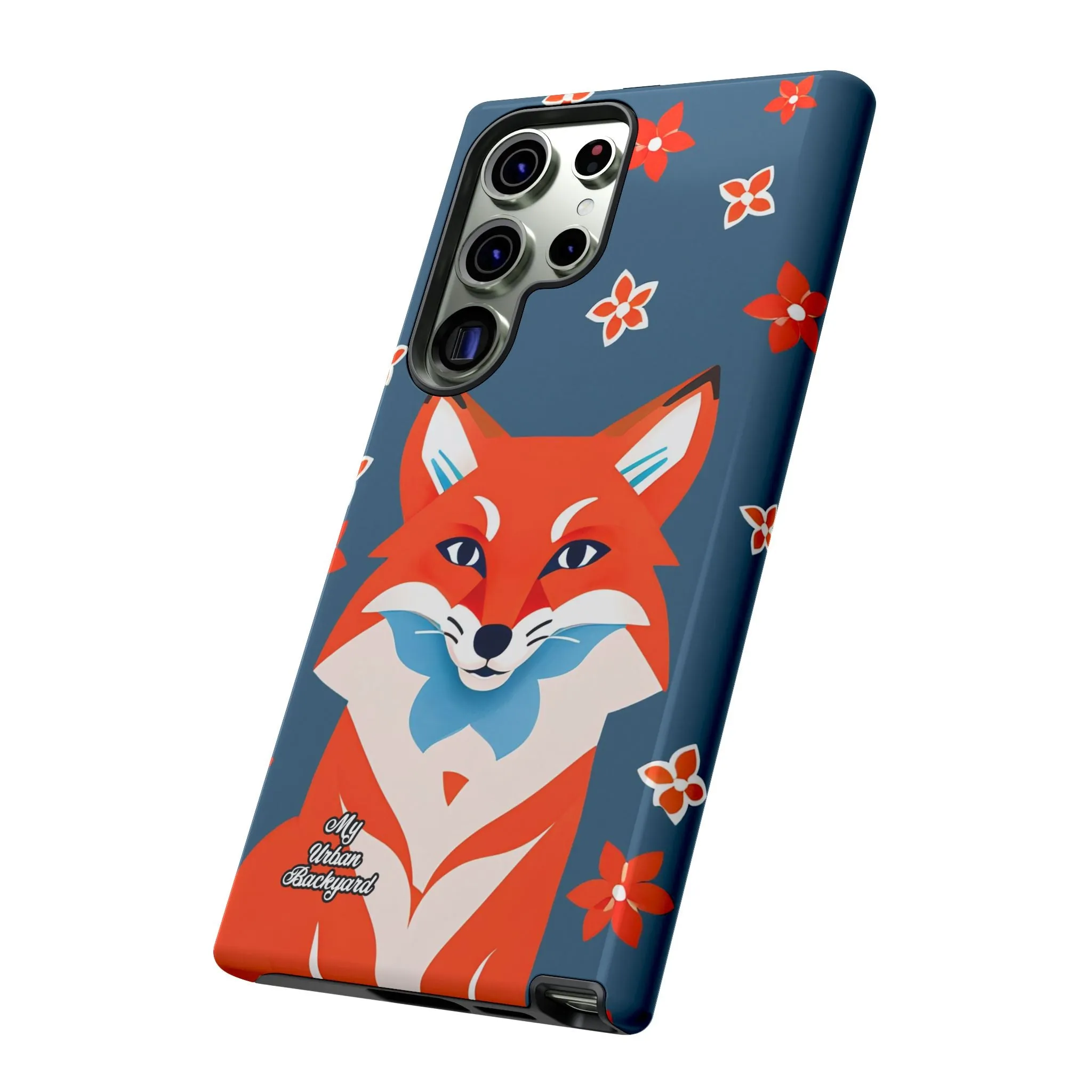 Fox with Flowers, Cell Phone Case - Apple, Samsung or Google Pixel