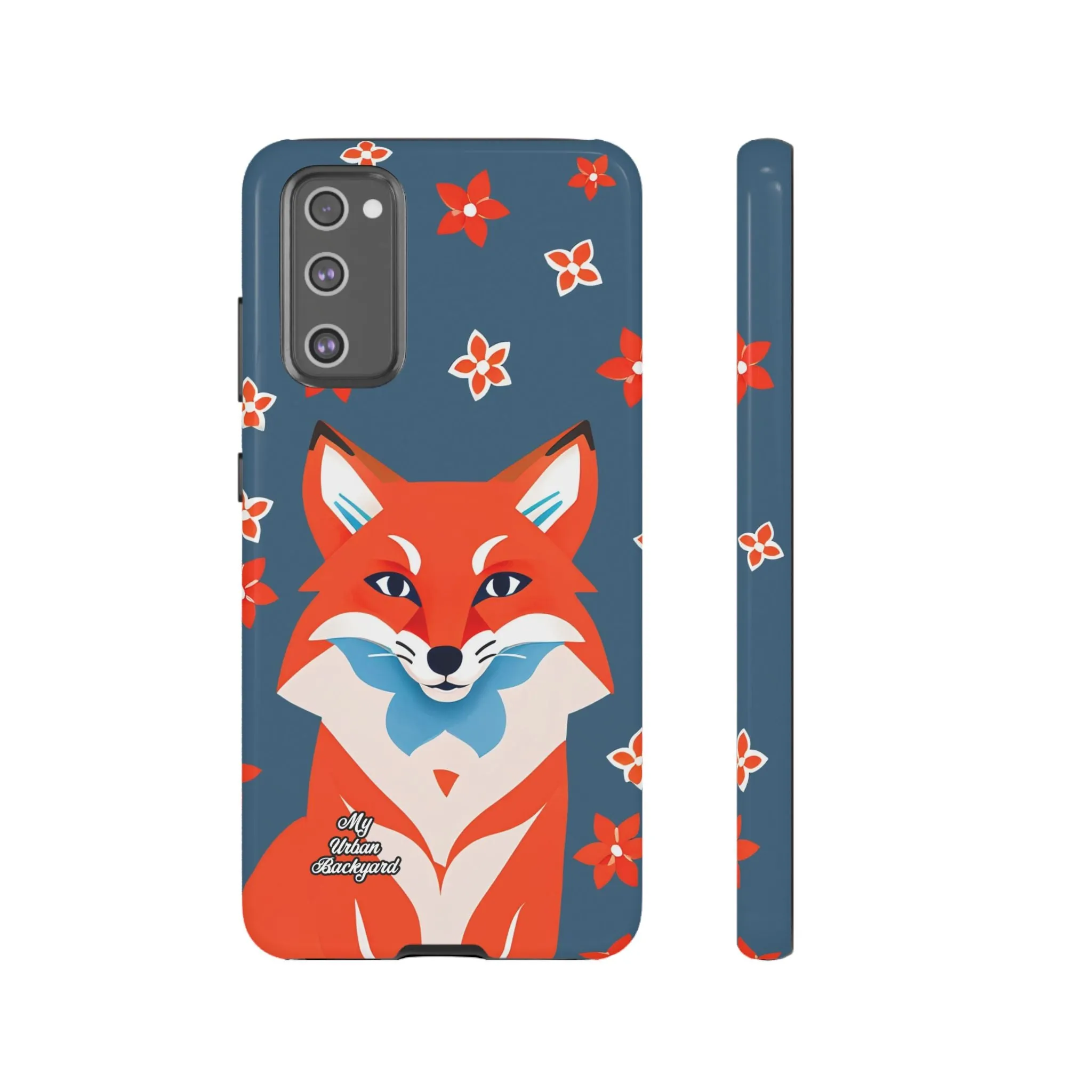 Fox with Flowers, Cell Phone Case - Apple, Samsung or Google Pixel