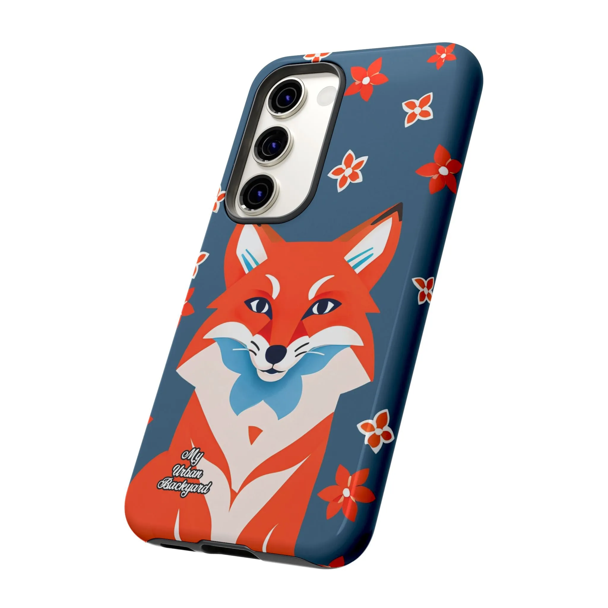 Fox with Flowers, Cell Phone Case - Apple, Samsung or Google Pixel