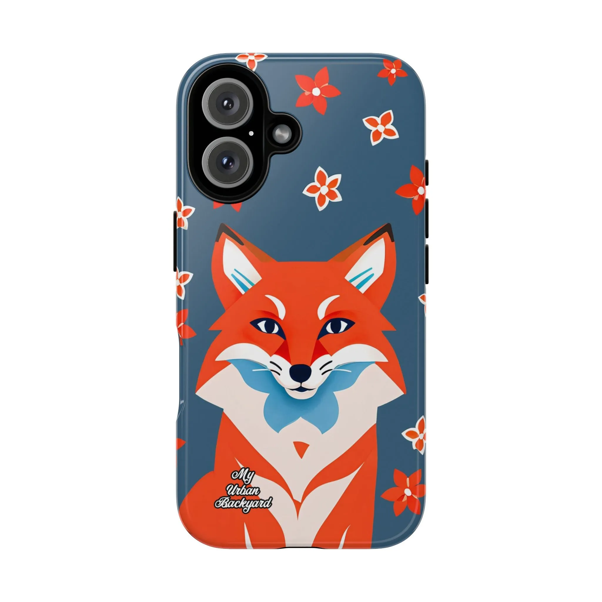 Fox with Flowers, Cell Phone Case - Apple, Samsung or Google Pixel