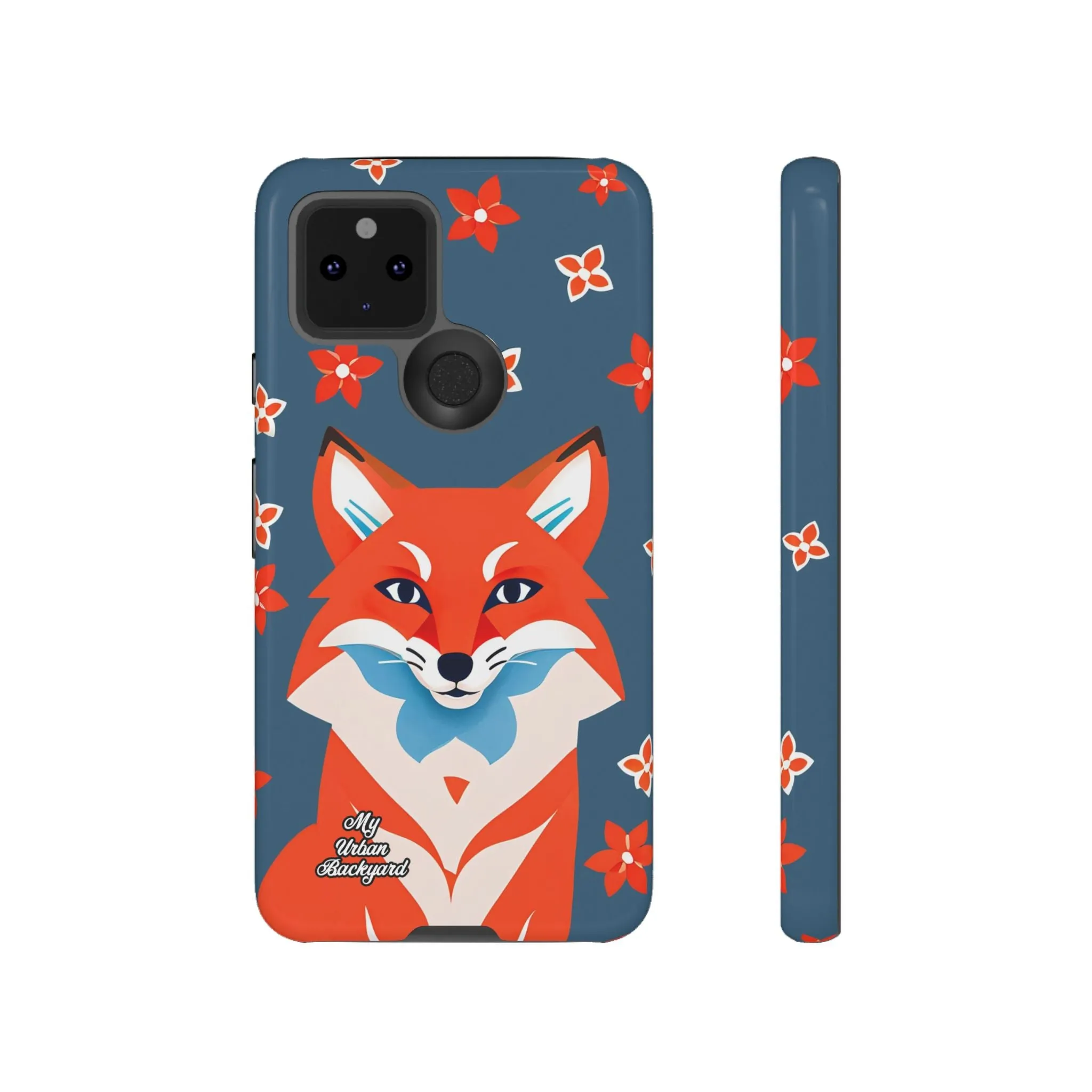 Fox with Flowers, Cell Phone Case - Apple, Samsung or Google Pixel