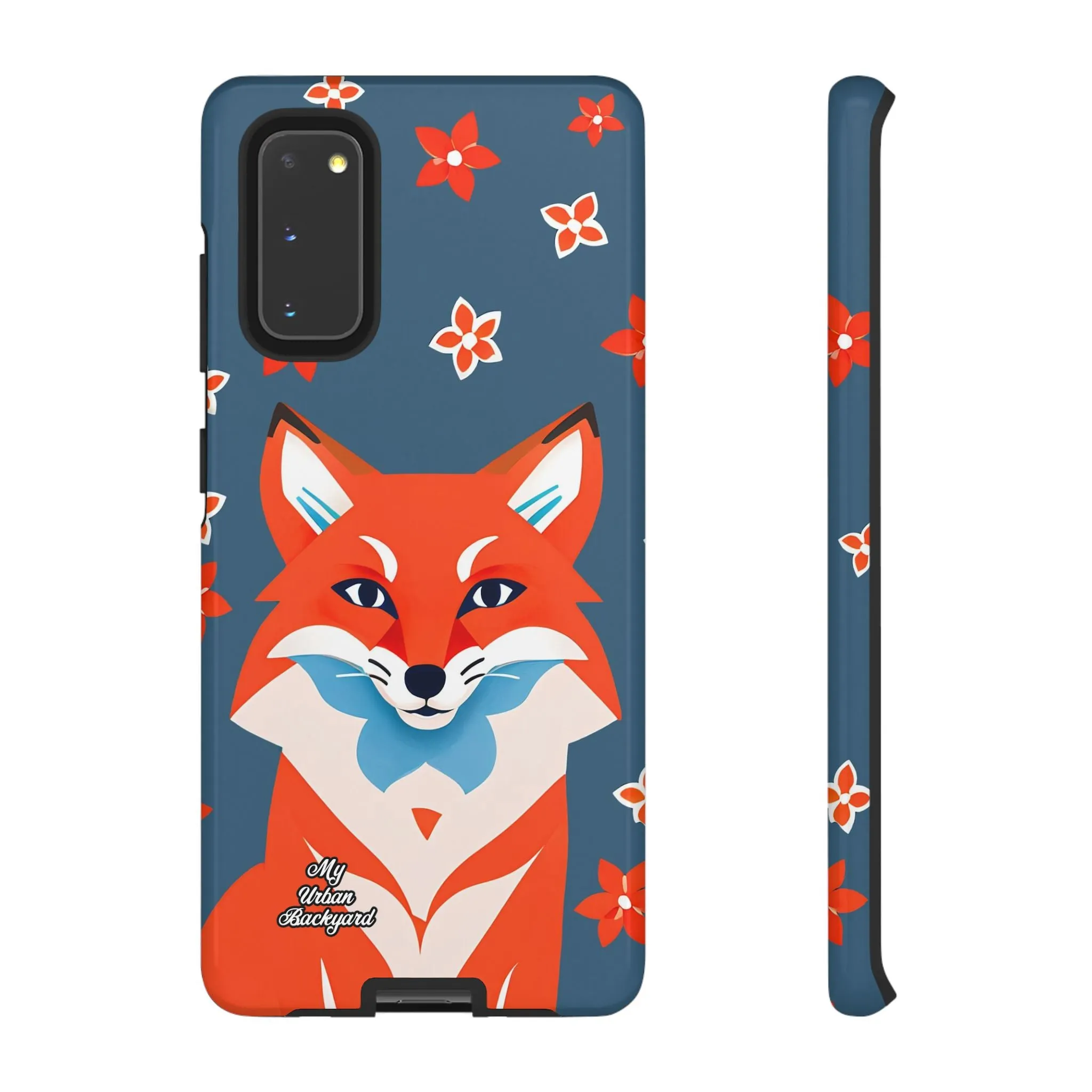 Fox with Flowers, Cell Phone Case - Apple, Samsung or Google Pixel