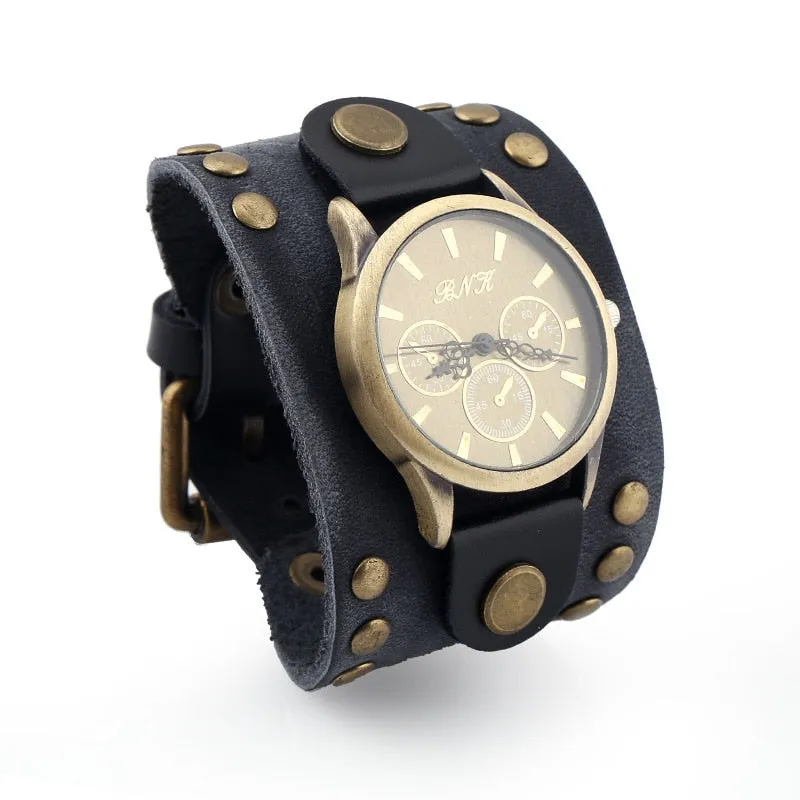 Funki Buys | Watches | Men's Women's Wide Band Punk Watch