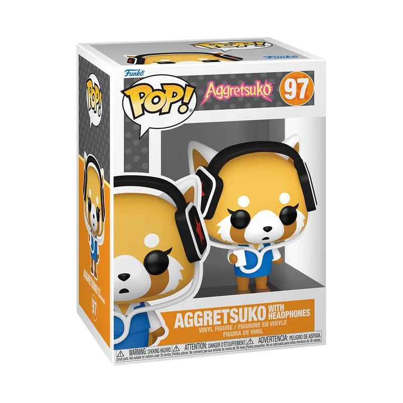 Funko Pop! Aggretsuko - Aggretsuko with Headphones #97