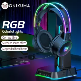 Gaming Headset RGB Aluminium Frame, Surround Sound