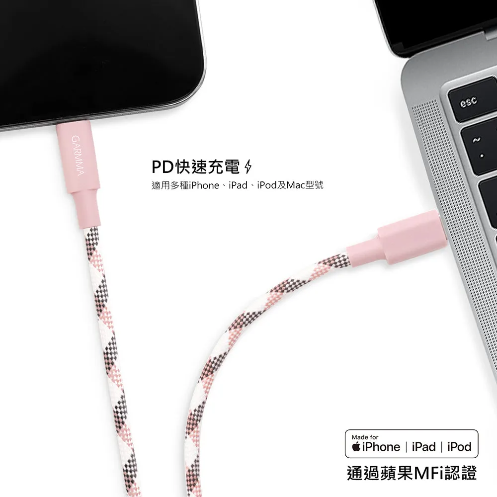 GARMMA PD Fast Charging Braided Data Cable