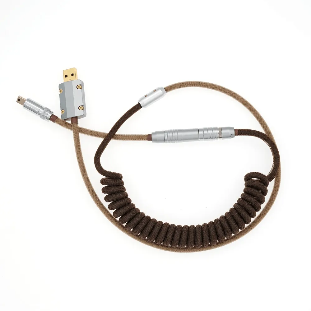 GeekCable Brown Manual Mechanical Keyboard Data Cable