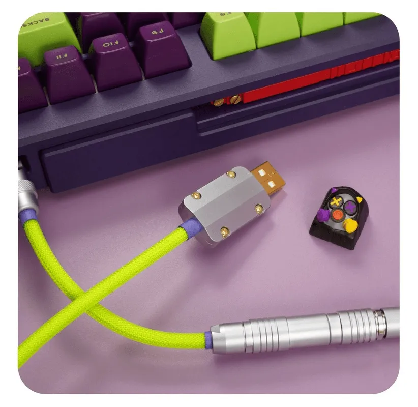 GeekCable Purple Customized Mechanical Keyboard Data Cable