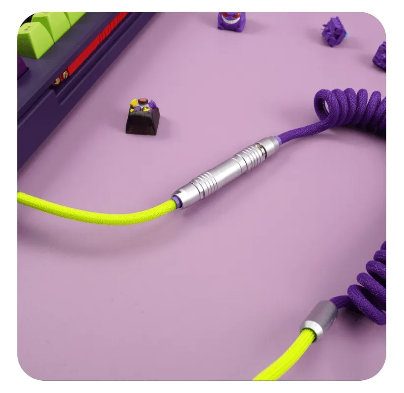 GeekCable Purple Customized Mechanical Keyboard Data Cable