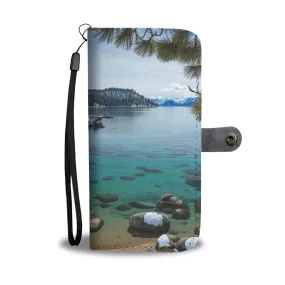 Glistening Cove by Brad Scott Phone Case Wallet