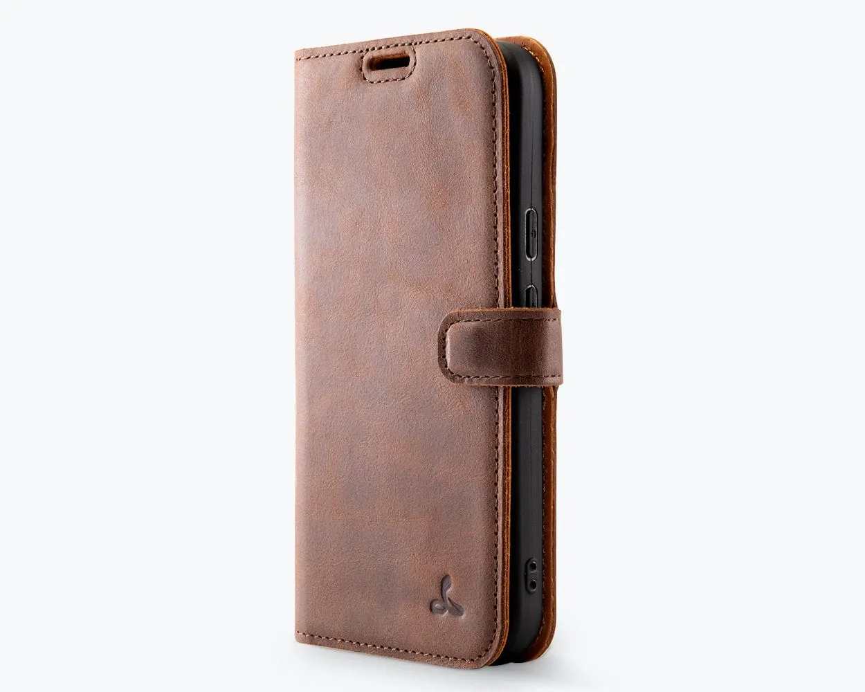 Google Pixel 9 - Vintage Leather Wallet