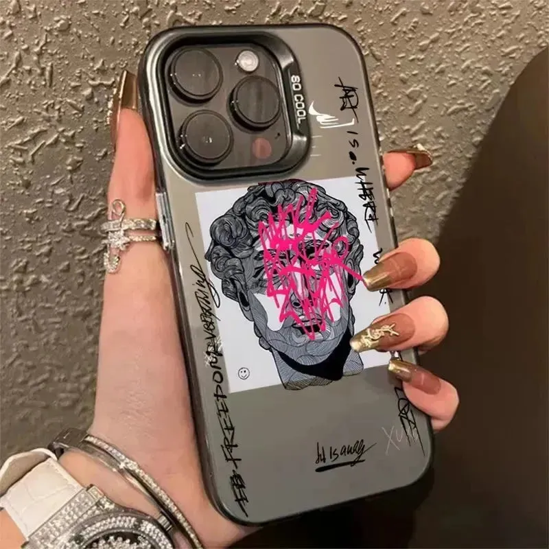 Graffiti Art Silver Phone Case (For iPhones)