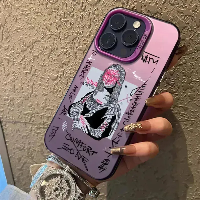 Graffiti Art Silver Phone Case (For iPhones)