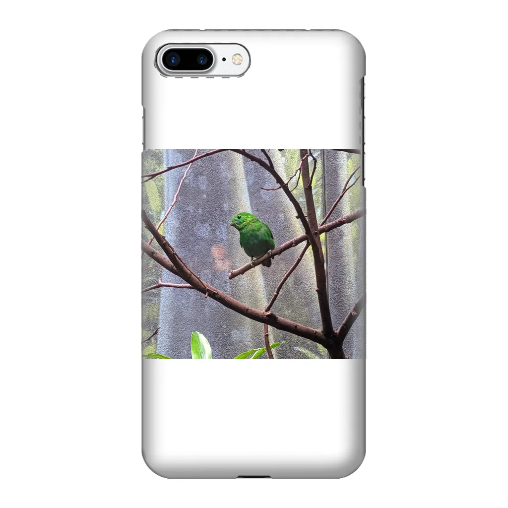 Green Bird Fully Printed Tough Phone Case