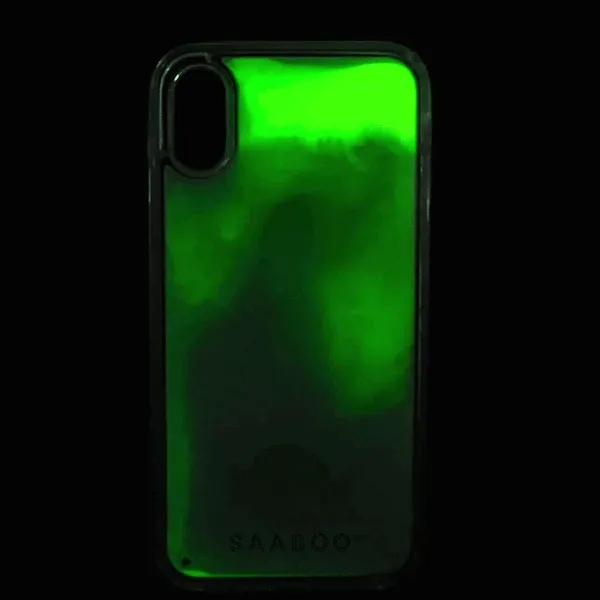 Green Neon Sand Glow Case